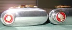 KGB and Russian Army flask tops