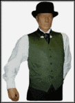 mens notched collar vest