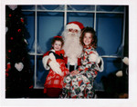 Jen and Ren with Santa in 1974