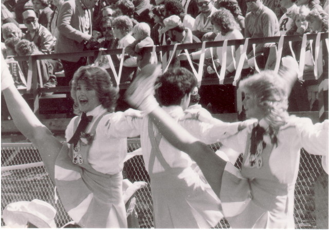 Ranum cheerleading sophomore year