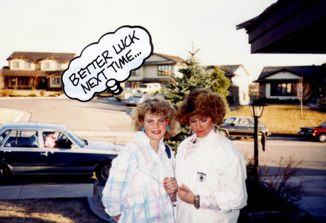 Terri and Lauren looking almost prim