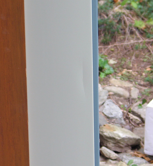 left door - right side long indent