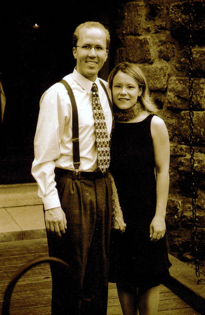 Eric and Sarah Bell - in sepia