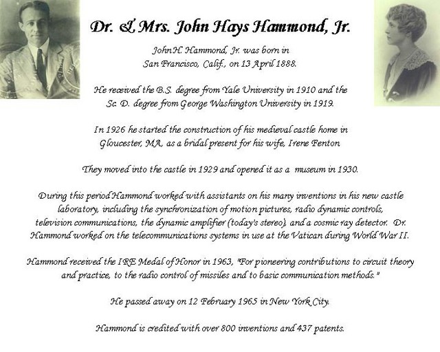 John Hays Hammond Jr bio