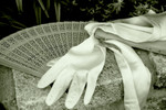 Silk gloves and fans