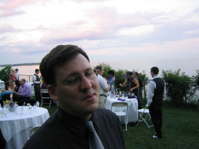 Jon Hartford pauses to reflect at dusk